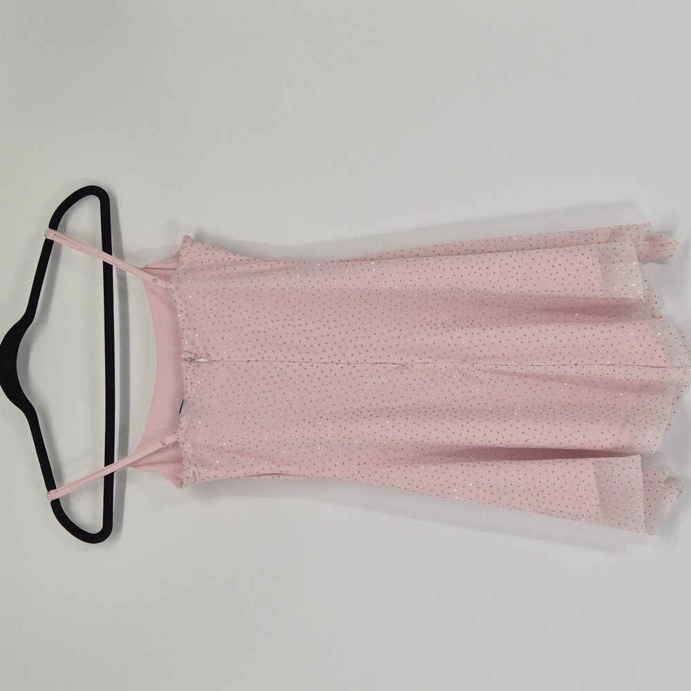 Windsor Baby Pink Sparkling Perfection Rhinestone A-Line Mini Dress - Picture 8 of 12